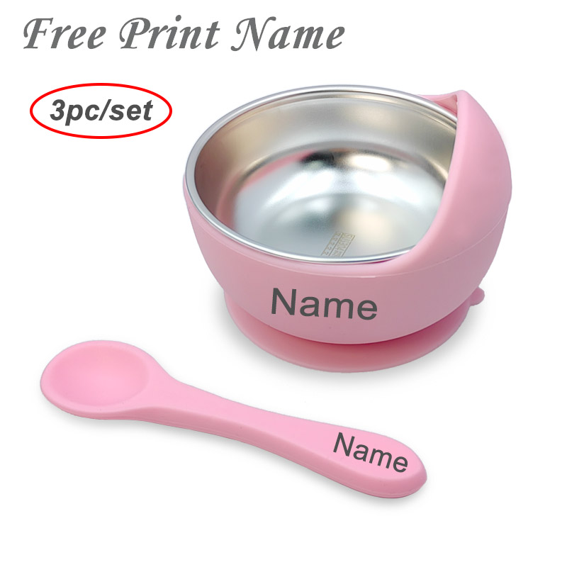 Baby Products Useful - 3Pcs Set Baby Feeding Bowl With