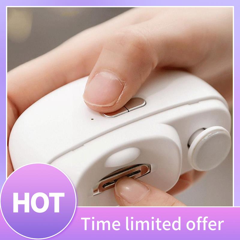 Baby Nail Trimmer Electric - B69C 2-In-1 Electric Nail Clipper Multifunctional
