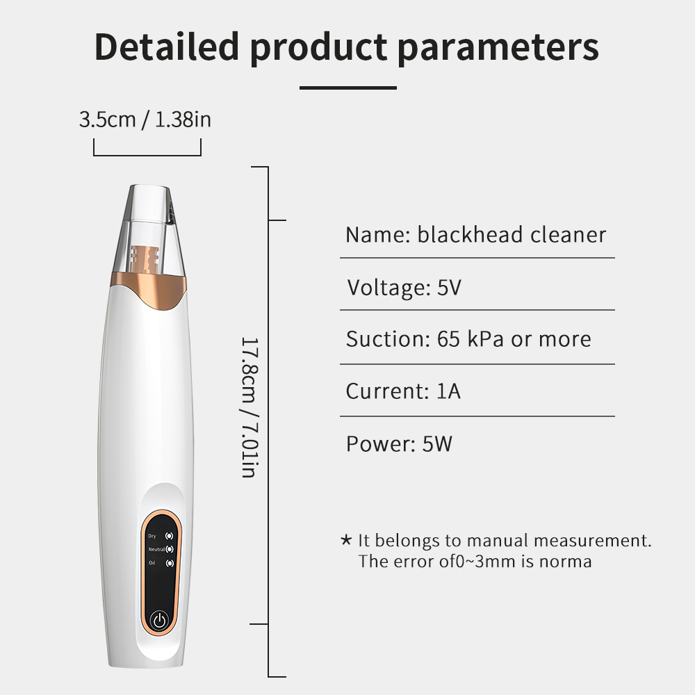 Electric Blackhead Vacuum Remo - Nasal Aspirator recension och pris