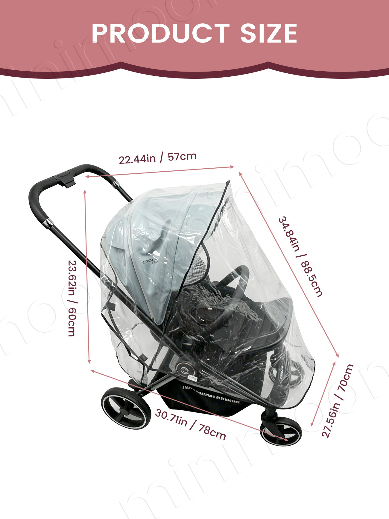 Universal Waterproof Stroller  - Stroller Rain Cover recension och pris