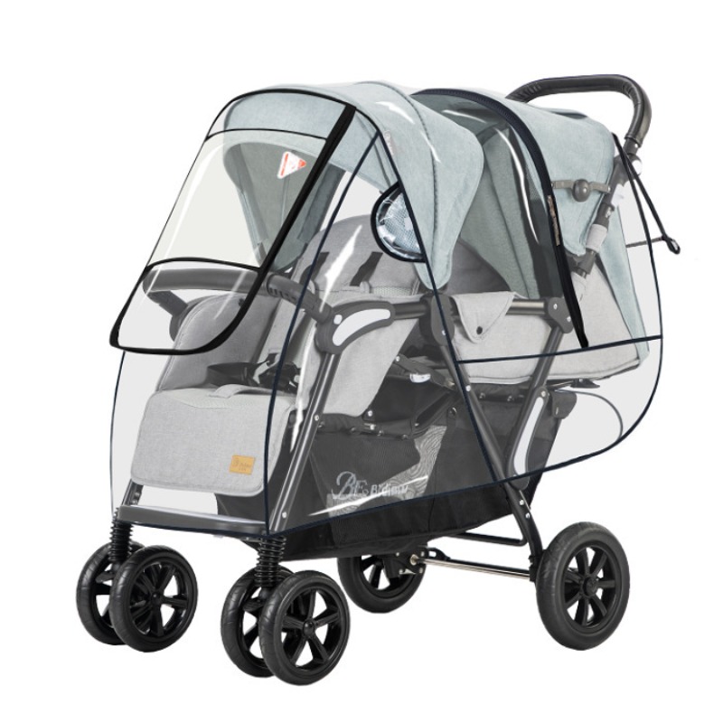 Twin Stroller Rain Cover Doubl - Stroller Rain Cover recension och pris