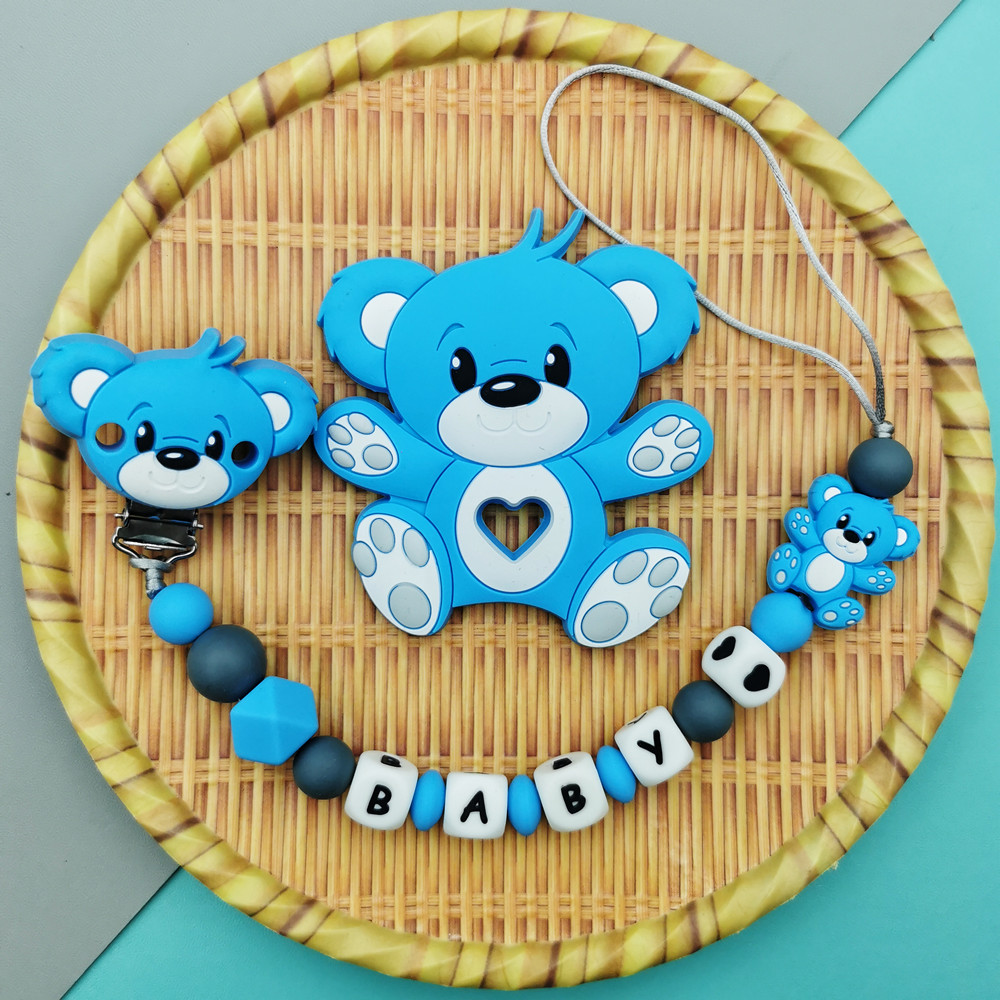 Custom English Russian Silicon - Baby Pacifier Clip recension och pris