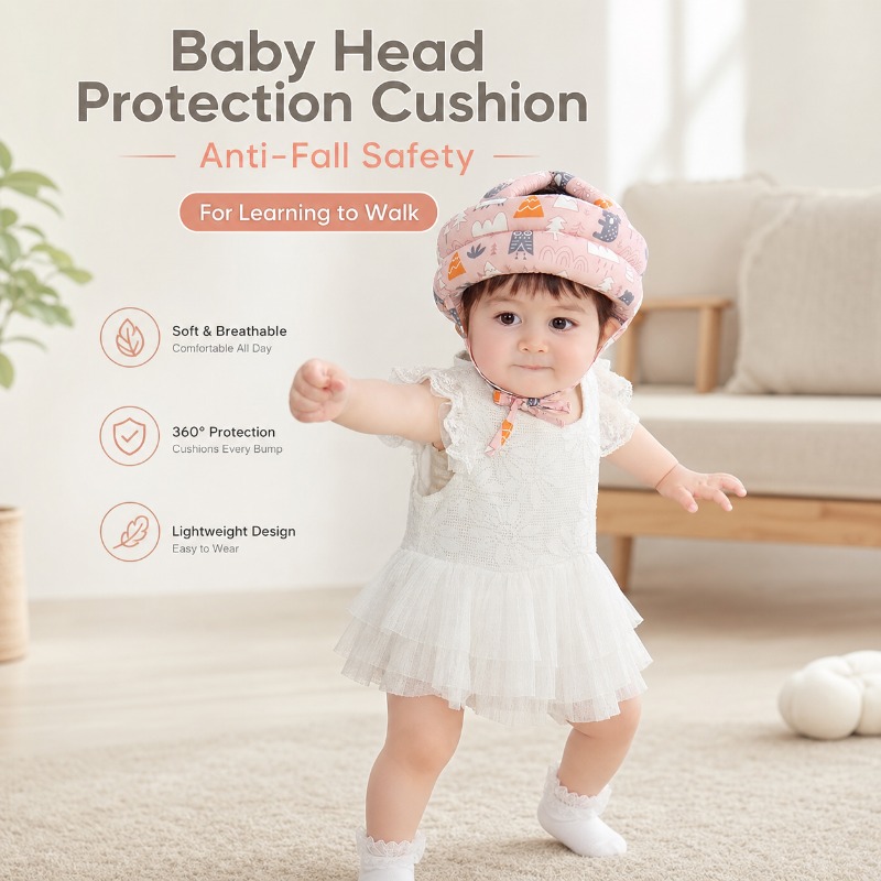 Toddler Anti Fall Helmet Adjus - Infant Head Protector recension och pris