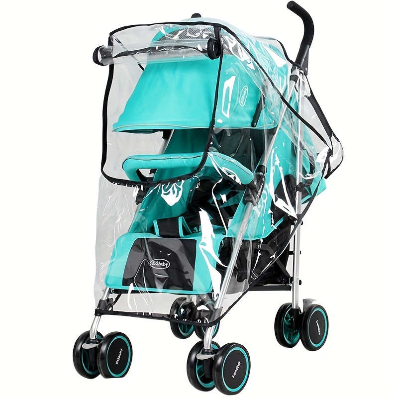 1pc Portable Universal Waterpr - Stroller Rain Cover recension och pris