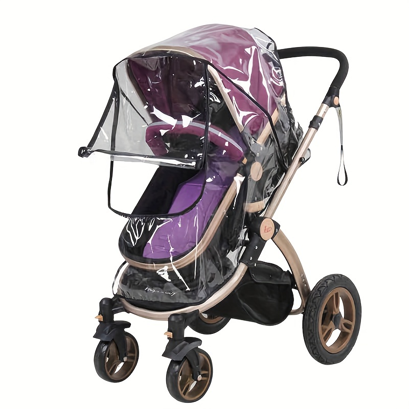 1pc Portable Universal Waterpr - Stroller Rain Cover recension och pris