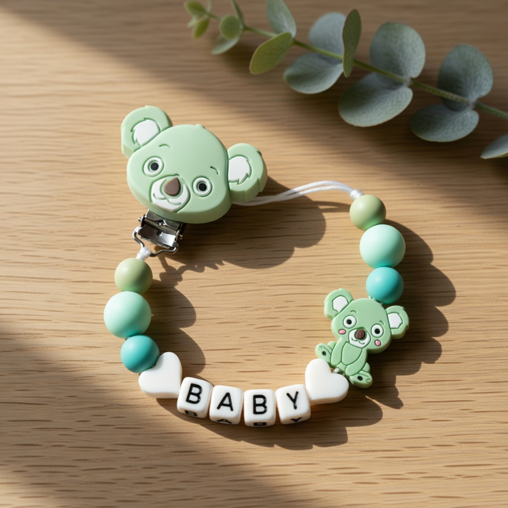 Silicone Baby Pacifier Clip Te - Baby Pacifier Clip recension och pris