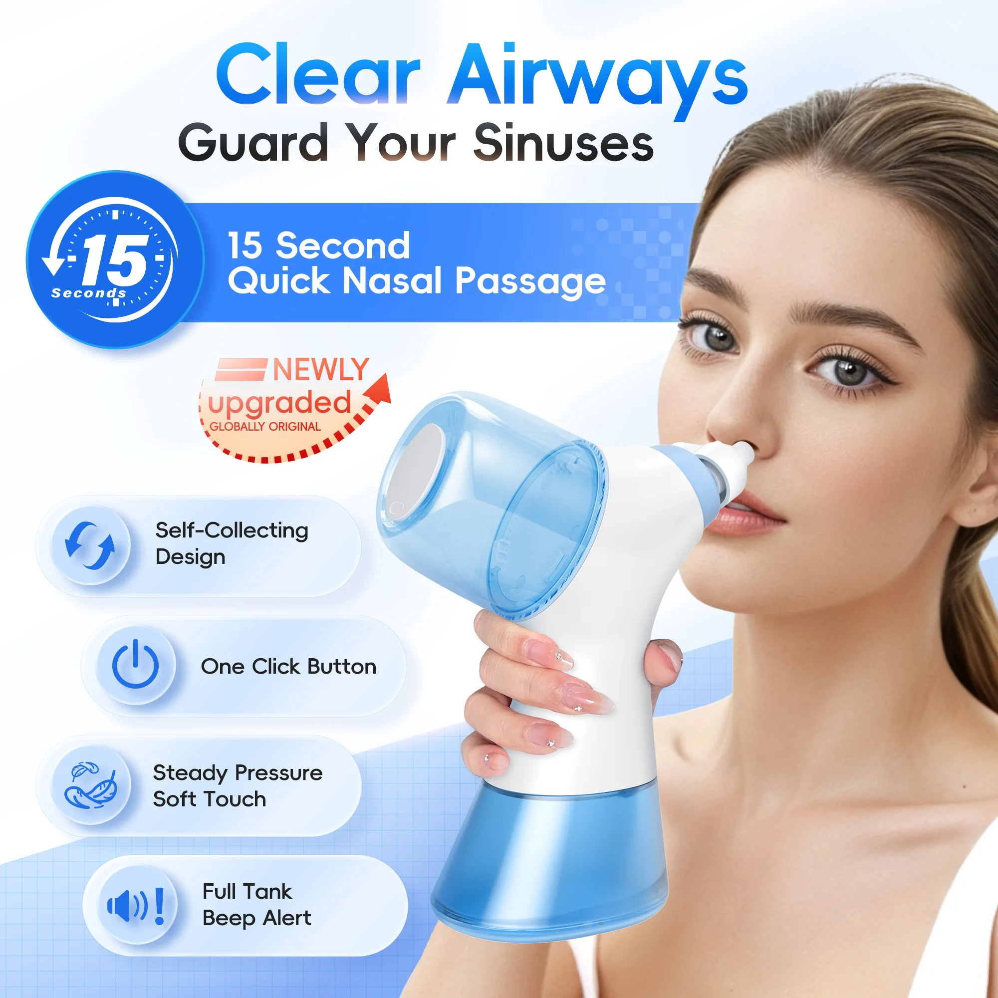 Nasal Irrigation System Sinus  - Nasal Aspirator recension och pris