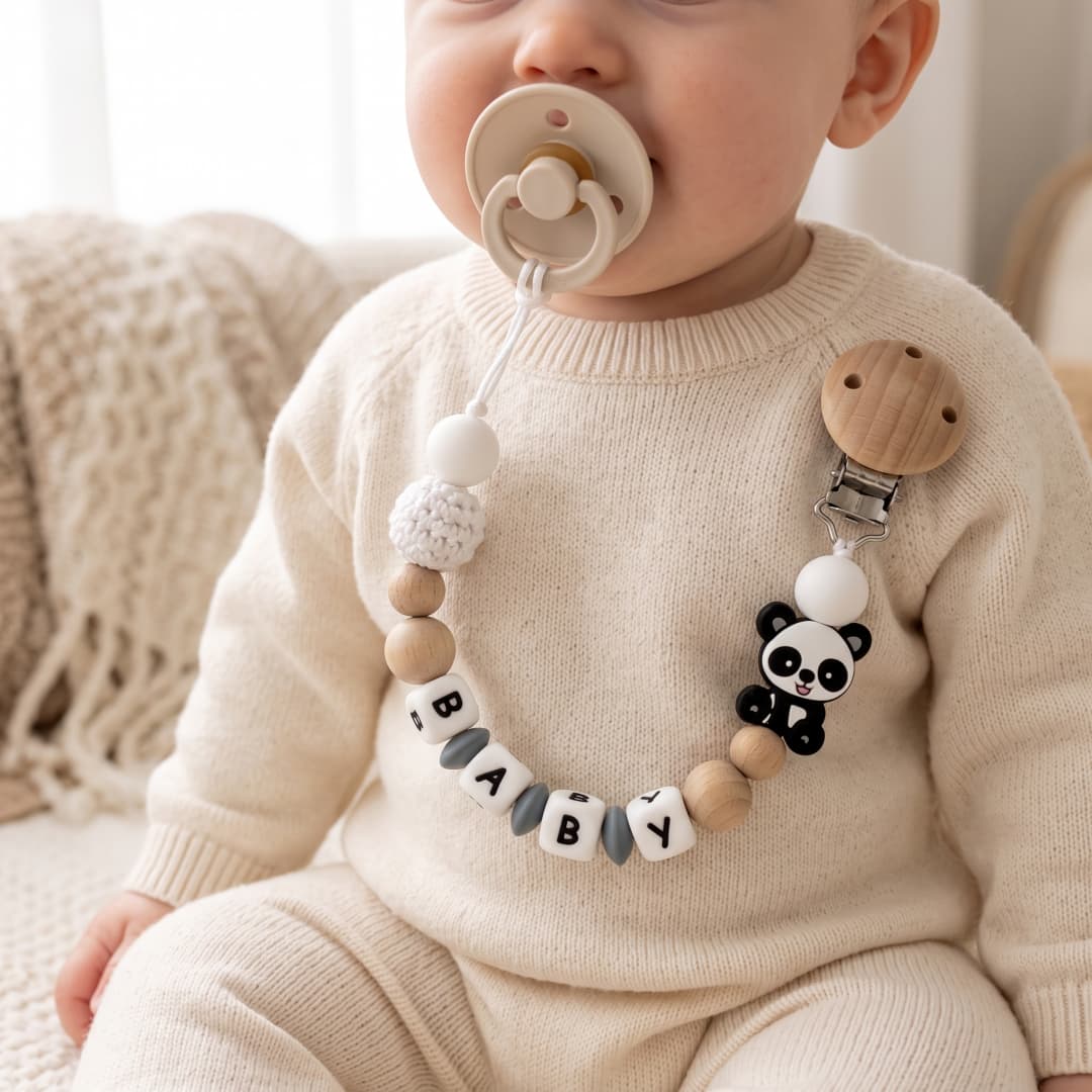 Custom Name Baby Pacifier Clip - Baby Pacifier Clip recension och pris
