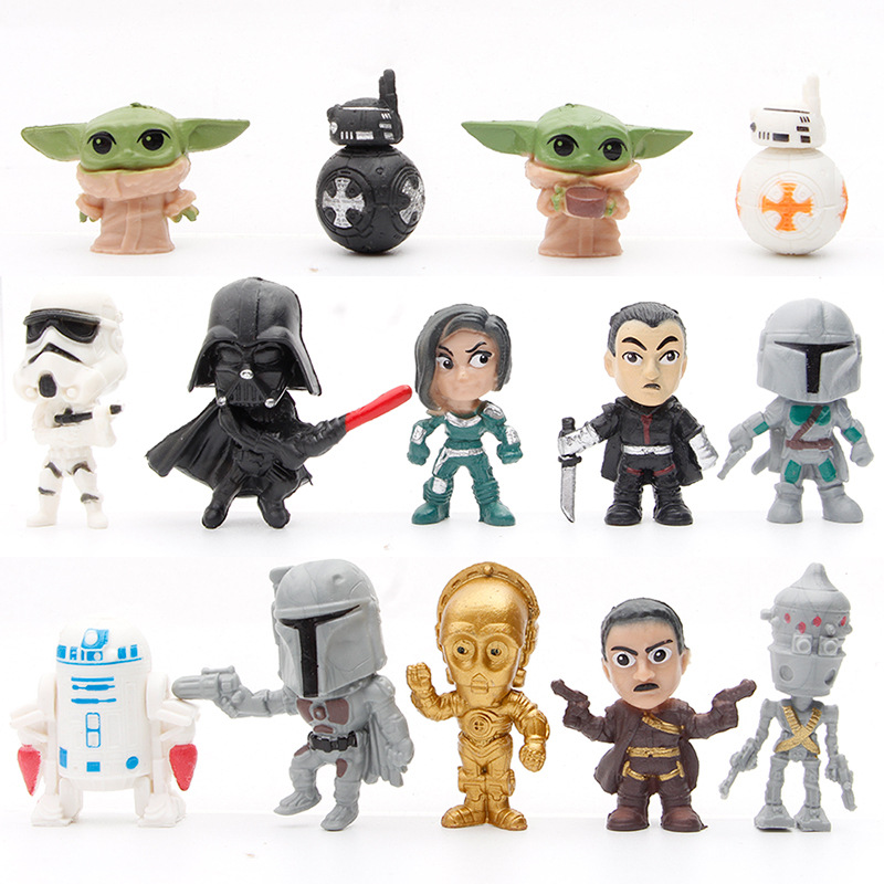 14-16pcs/set Darth Vader The M - Baby Yoda Products recension och pris