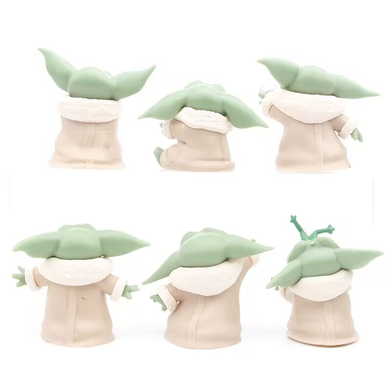 6PCS Star Wars 4-6cm ToyS Mast - Baby Yoda Products recension och pris
