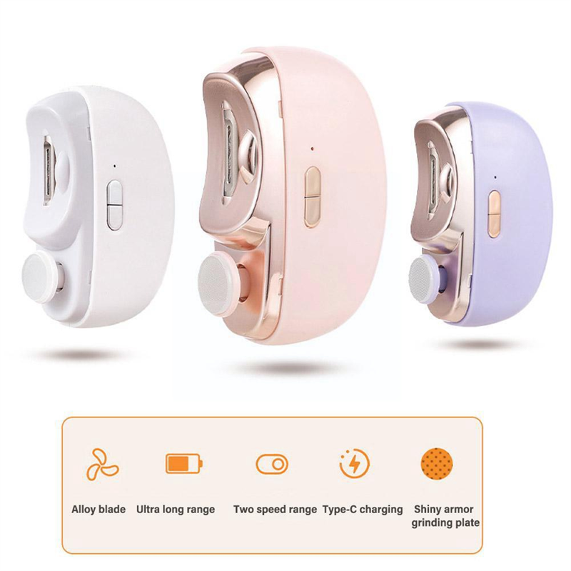 B69C 2-In-1 Electric Nail Clip - Baby Nail Trimmer Electric recension och pris
