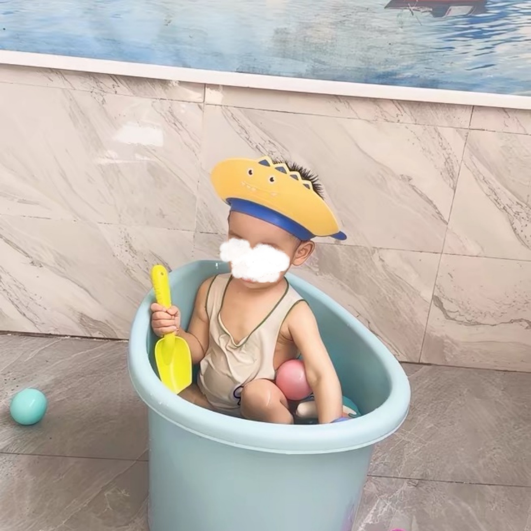 Baby Silicone Hair Wash Cap Wa - Infant Head Protector recension och pris